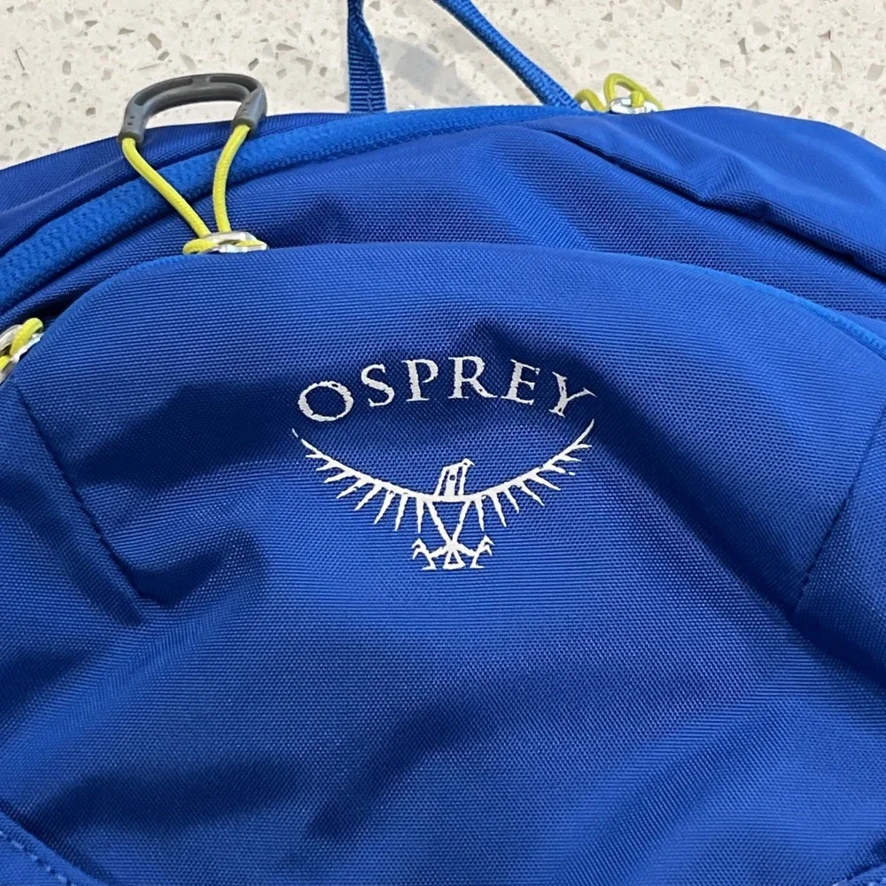 Osprey Siskin 8 Hydration Pack Men's Hiking Biking with Reservoir - Postal Blue